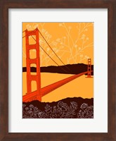 Framed Golden Gate Bridge - Headlands