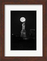 Framed Full Moon New York