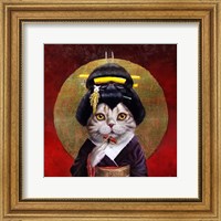 Framed Kyoto Kitty