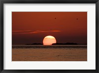 Framed Sunset Over the Keys