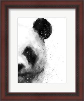 Framed Panda At Attention