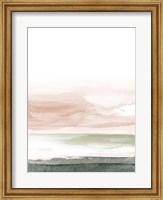 Framed Pink Blush Landscape No. 1