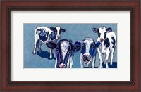 Framed Four Cows