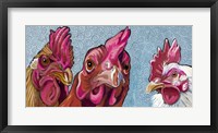 Framed Three Chicks