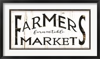 Framed Farmer's Market I
