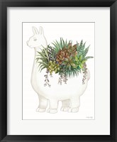 Proud Llama Pot II Framed Print