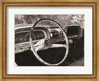 Framed Chevy Steering Wheel