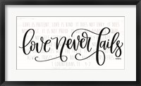 Framed Love Never Fails