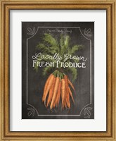 Framed Fresh Carrots