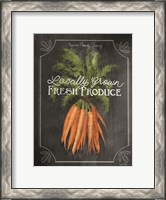 Framed Fresh Carrots