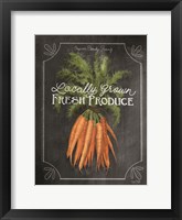 Framed Fresh Carrots