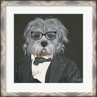 Framed Dog in Suit