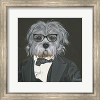 Framed Dog in Suit