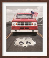 Framed Dodge on Route 66