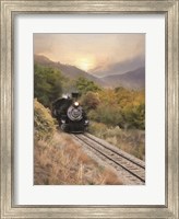Framed Durango Train at Sunset