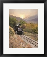 Framed Durango Train at Sunset