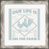 Framed 'Vintage Farmhouse III' border=
