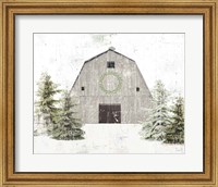 Framed Holiday Barn