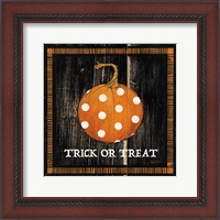 Framed Trick or Treat Pumpkin