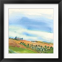 Framed Tuscan Fields