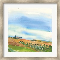 Framed Tuscan Fields