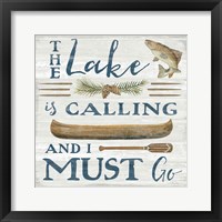 Lakeside Retreat VIII Framed Print