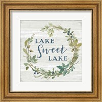 Framed Lakeside Retreat V