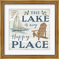 Framed Lakeside Retreat IX