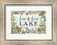 Framed Lakeside Retreat III