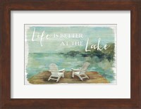 Framed Lakeside Retreat I