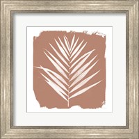 Framed Nature by the Lake - Frond III Warm Sq