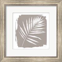 Framed 'Nature By The Lake - Frond II Sq' border=