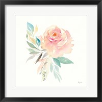 Framed Watercolor Blossom III