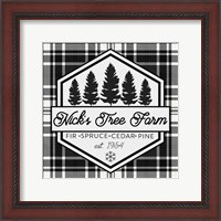 Framed Plaid Holidays I