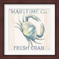 Framed Floursack Nautical III Sq