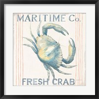 Framed Floursack Nautical III Sq