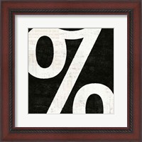 Framed Punctuated Black Square IV