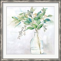Framed Eucalyptus Vase I