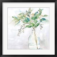 Eucalyptus Vase I Framed Print