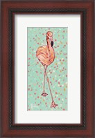 Framed Flamingo Panel II