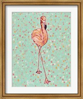 Framed Flamingo Portrait II