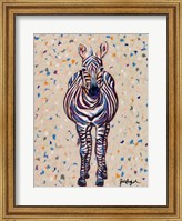 Framed Fruit Stripe Zebra