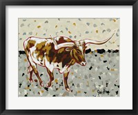 Framed Longhorn Steer