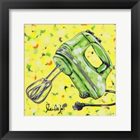 Framed Kitchen Sketch Mixer