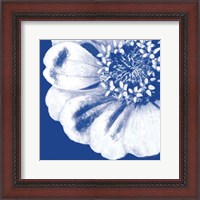 Framed Flower Pop blue II