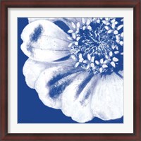 Framed Flower Pop blue II