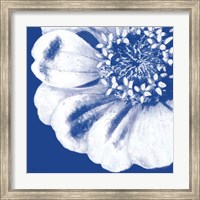 Framed Flower Pop blue II