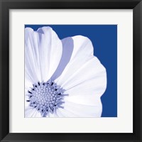 Framed Flower Pop blue III