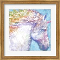 Framed Colorful Unicorn