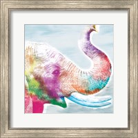 Framed Colorful Elephant